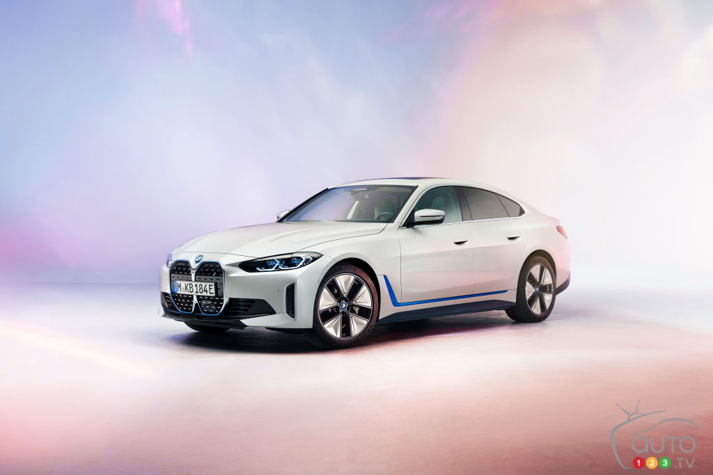 Une première sortie publique pour la version de production de la BMW i4