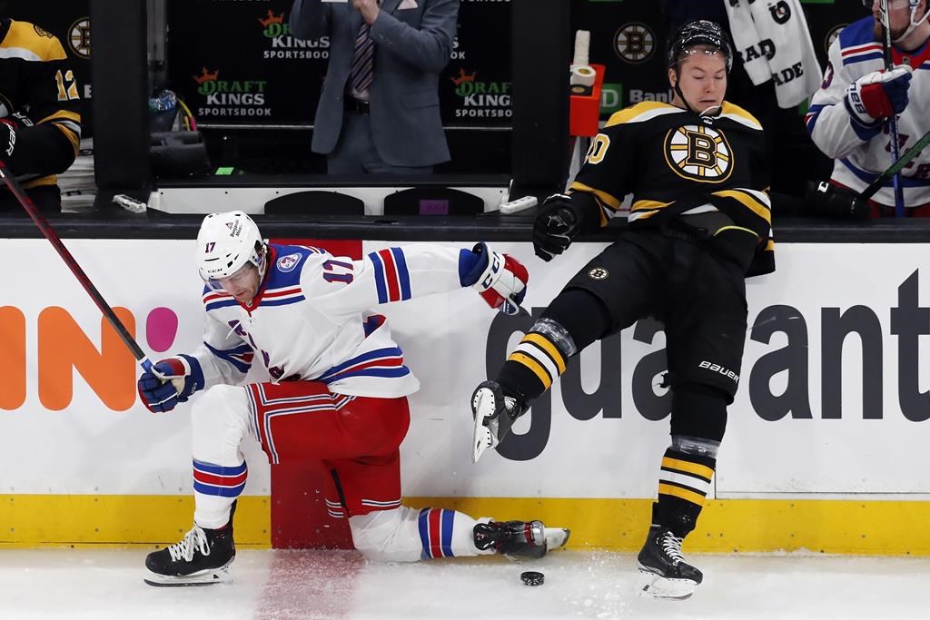 David Pastrnak marque son 39e but et les Bruins défont les Rangers 3-1