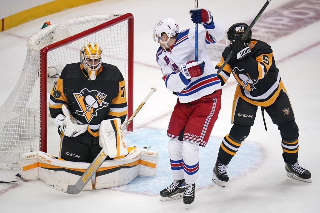 Les Penguins battent les Rangers 7-4 et prennent les devants dans la série