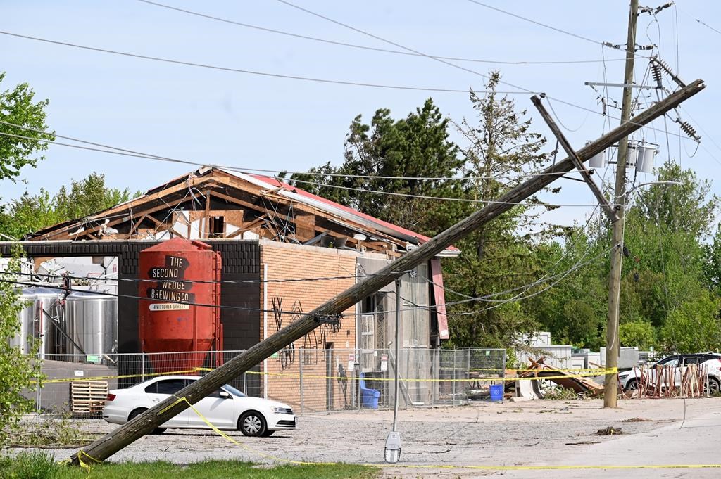 Une tornade a touché terre en Ontario samedi, confirme Environnement Canada