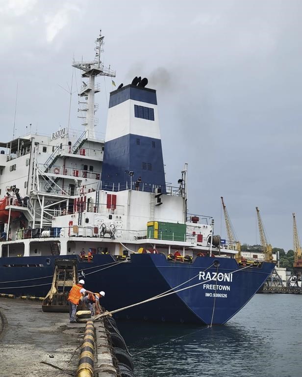 Ukraine: le premier cargo parti du port d’Odessa se dirige vers Istanbul