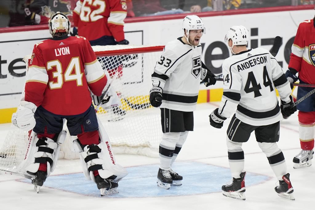 Les Kings résistent et signent un troisième gain de suite, 4-3 contre les Panthers