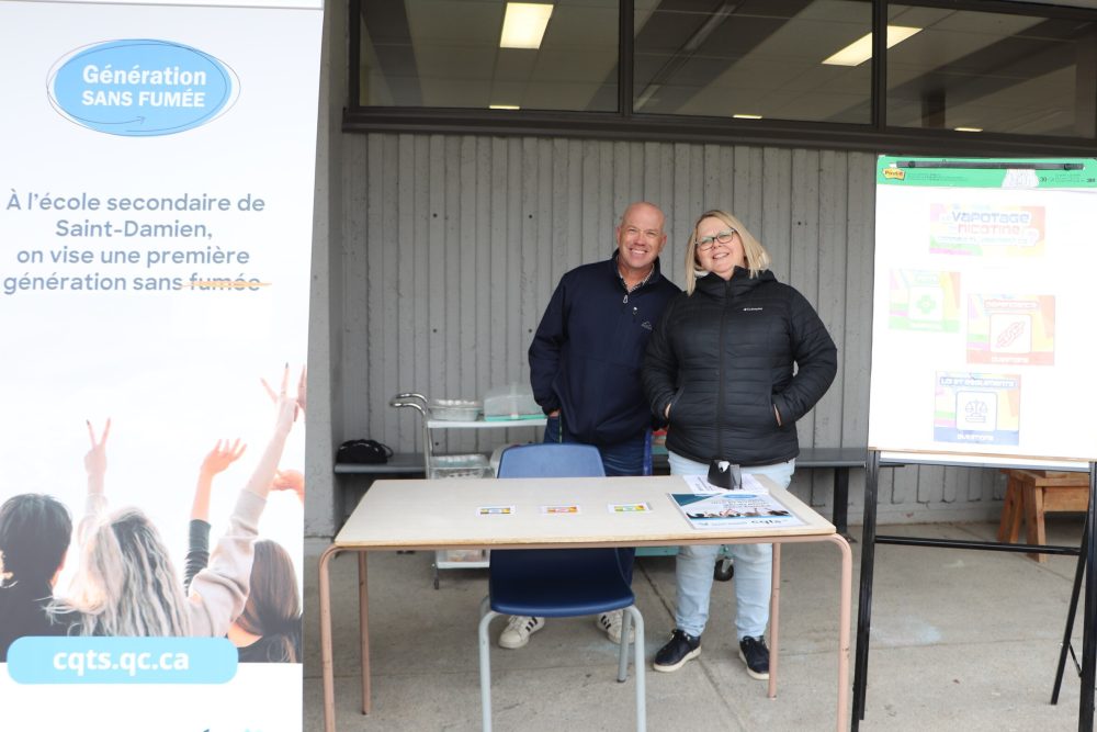Un plan génération sans fumée à l'école secondaire Saint-Damien